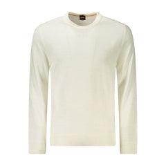 Hugo Boss White Wool Men Sweater -   -  Hugo Boss.