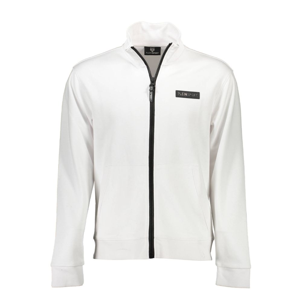 Plein Sport White Cotton Men Sweater -   -  Plein Sport.