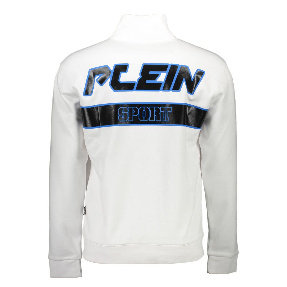 Plein Sport White Cotton Men Sweater -   -  Plein Sport.