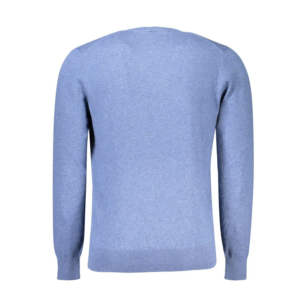 North Sails Blue Cotton Men Sweater -   -  North Sails.