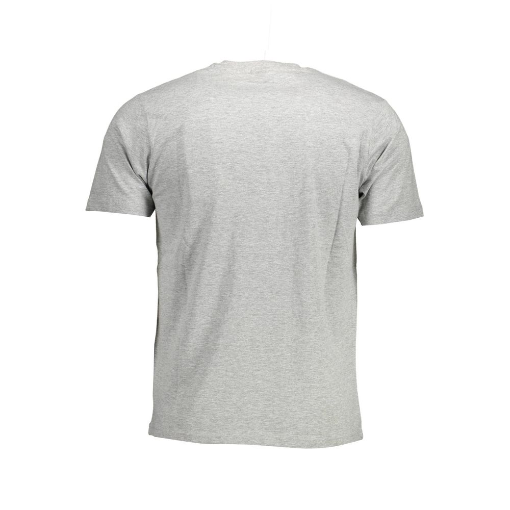 North Sails Gray Cotton Men T-Shirt -   -  North Sails.