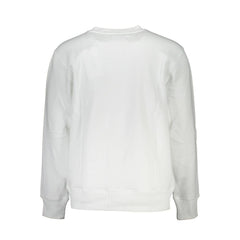 Calvin Klein Crisp White Crew Neck Cotton-Blend Sweater -   -  Calvin Klein.