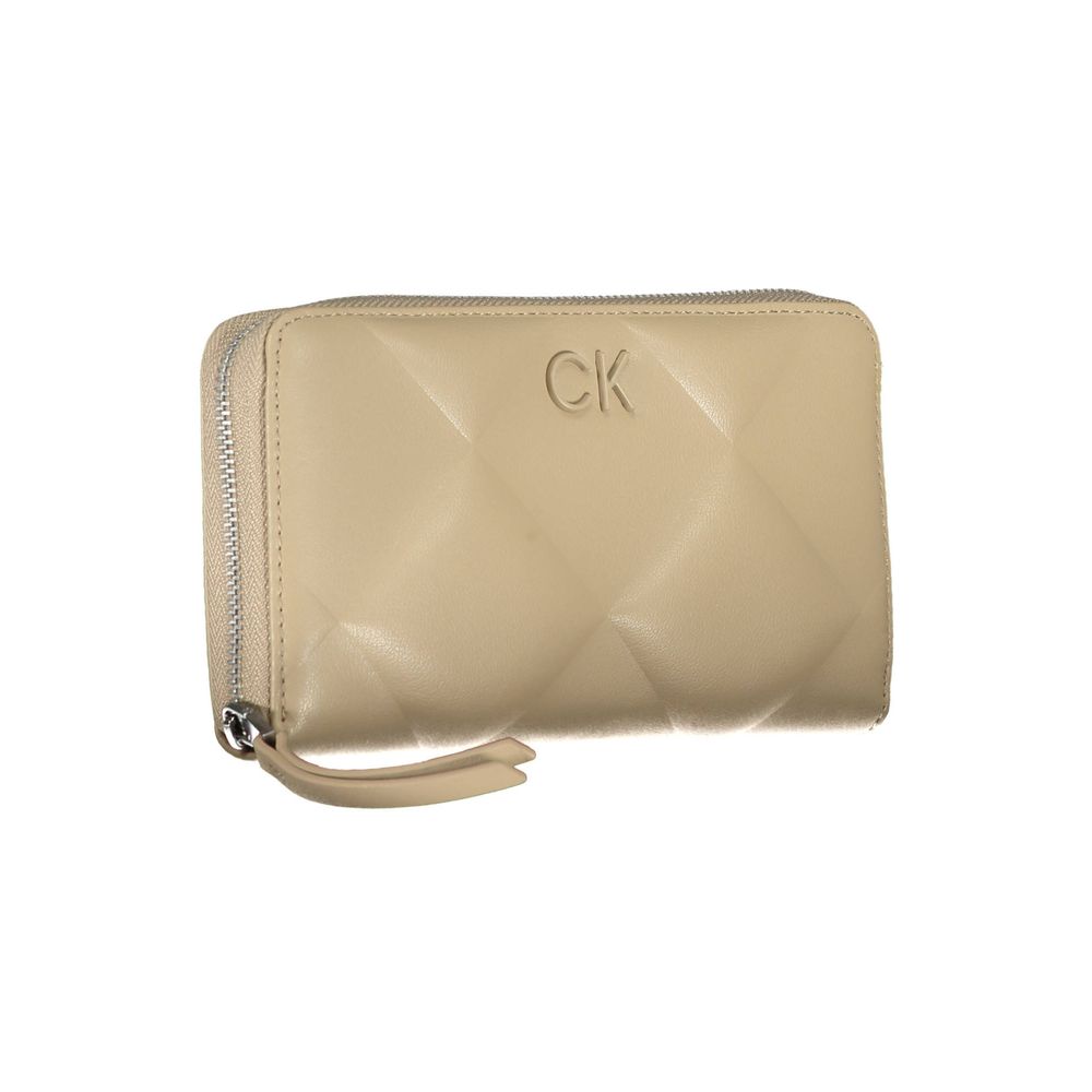 Calvin Klein Elegant Beige Multi-Compartment RFID Wallet -   -  Calvin Klein.