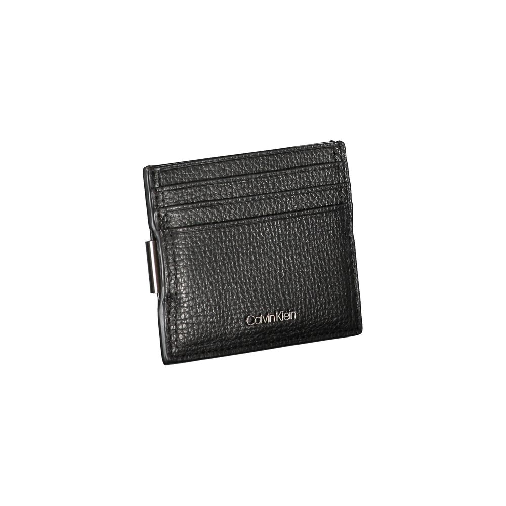 Calvin Klein Sleek Leather Card Holder with Money Clip -   -  Calvin Klein.