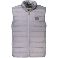 Calvin Klein Gray Polyamide Men Jacket -   -  Calvin Klein.
