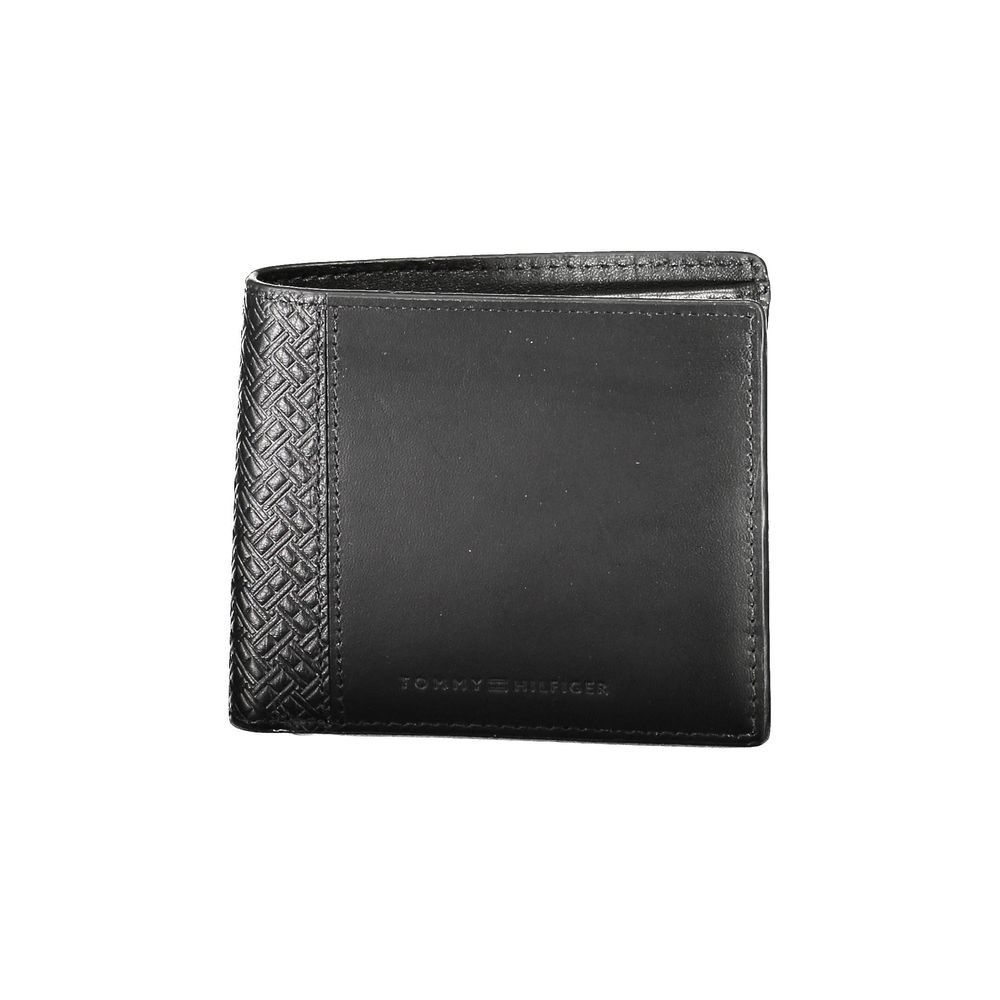 Tommy Hilfiger Black Leather Men Wallet -  Leather Wallet for Men -  Tommy Hilfiger.