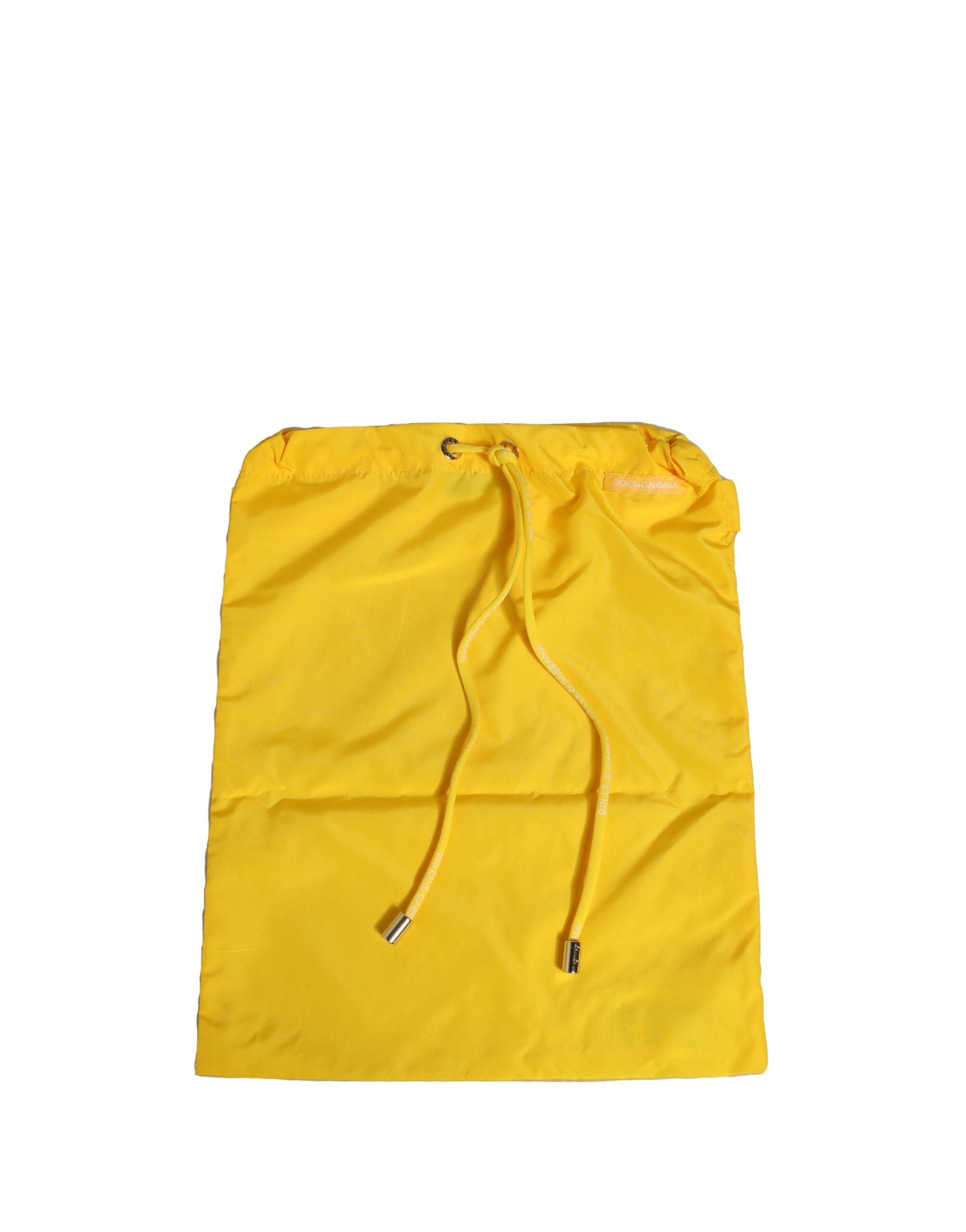 Dolce & Gabbana Yellow Waistband Logo Beachwear Brief Swimwear -   -  Dolce & Gabbana.