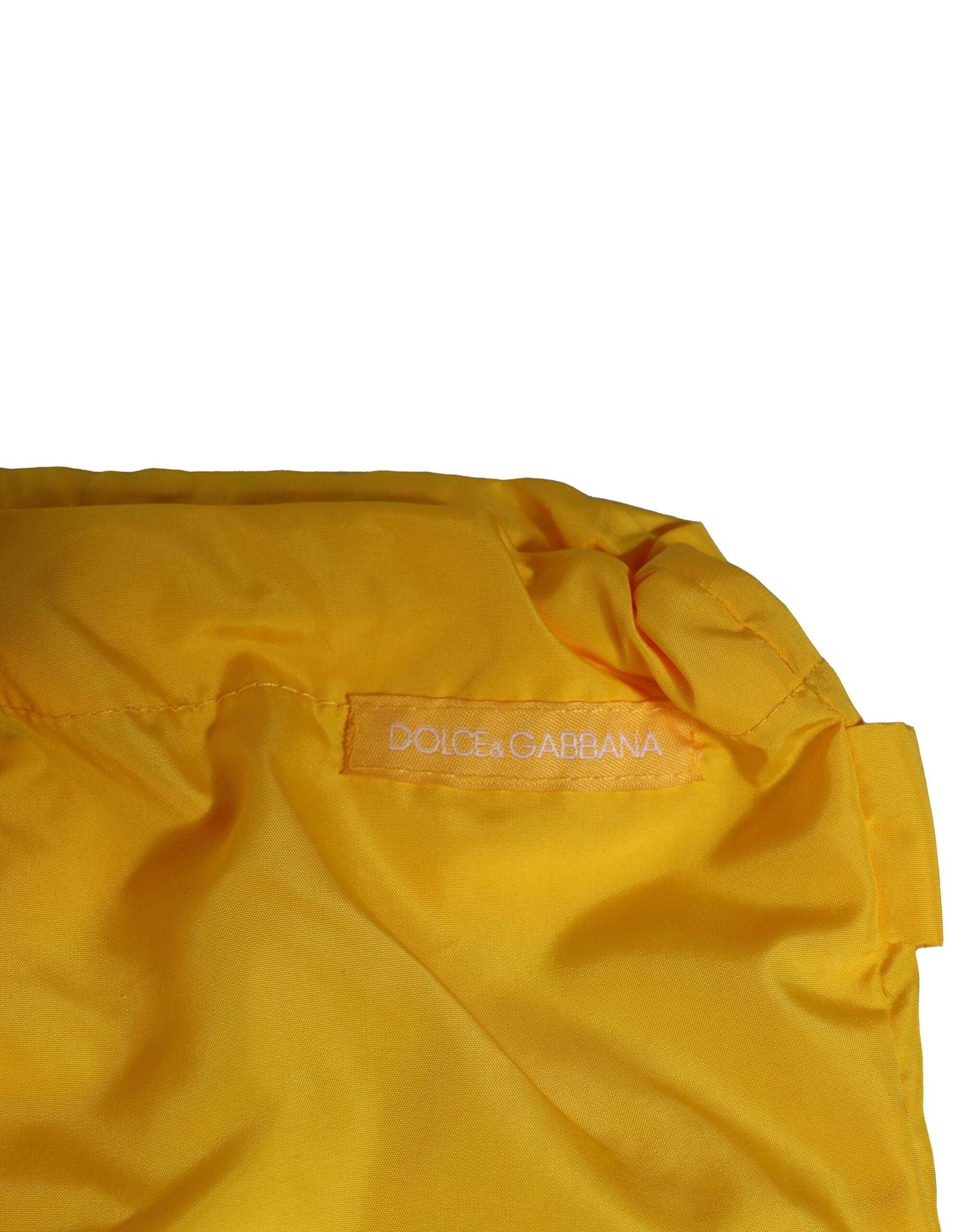 Dolce & Gabbana Yellow Waistband Logo Beachwear Brief Swimwear -   -  Dolce & Gabbana.