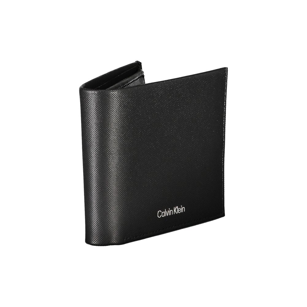 Calvin Klein Elegant Black Leather Wallet with RFID Blocking -  Wallets for Men -  Calvin Klein.