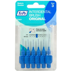 Interdental brushes Tepe Blue 0,6 mm 6 Units -  Health and personal care, Oral care -  Tepe.