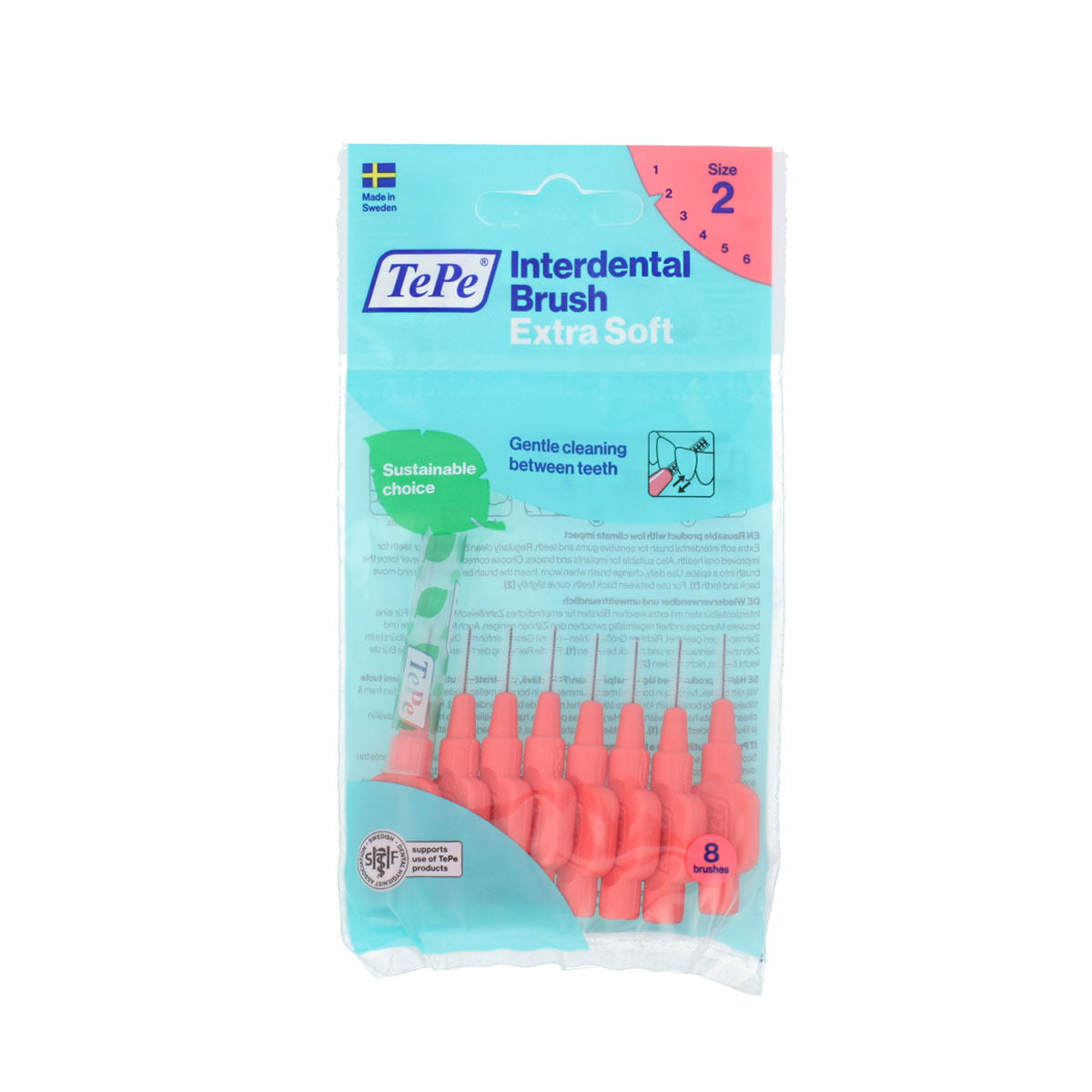 Interdental brushes Tepe Red Supersoft (8 Pieces) -  Health and personal care, Oral care -  Tepe.