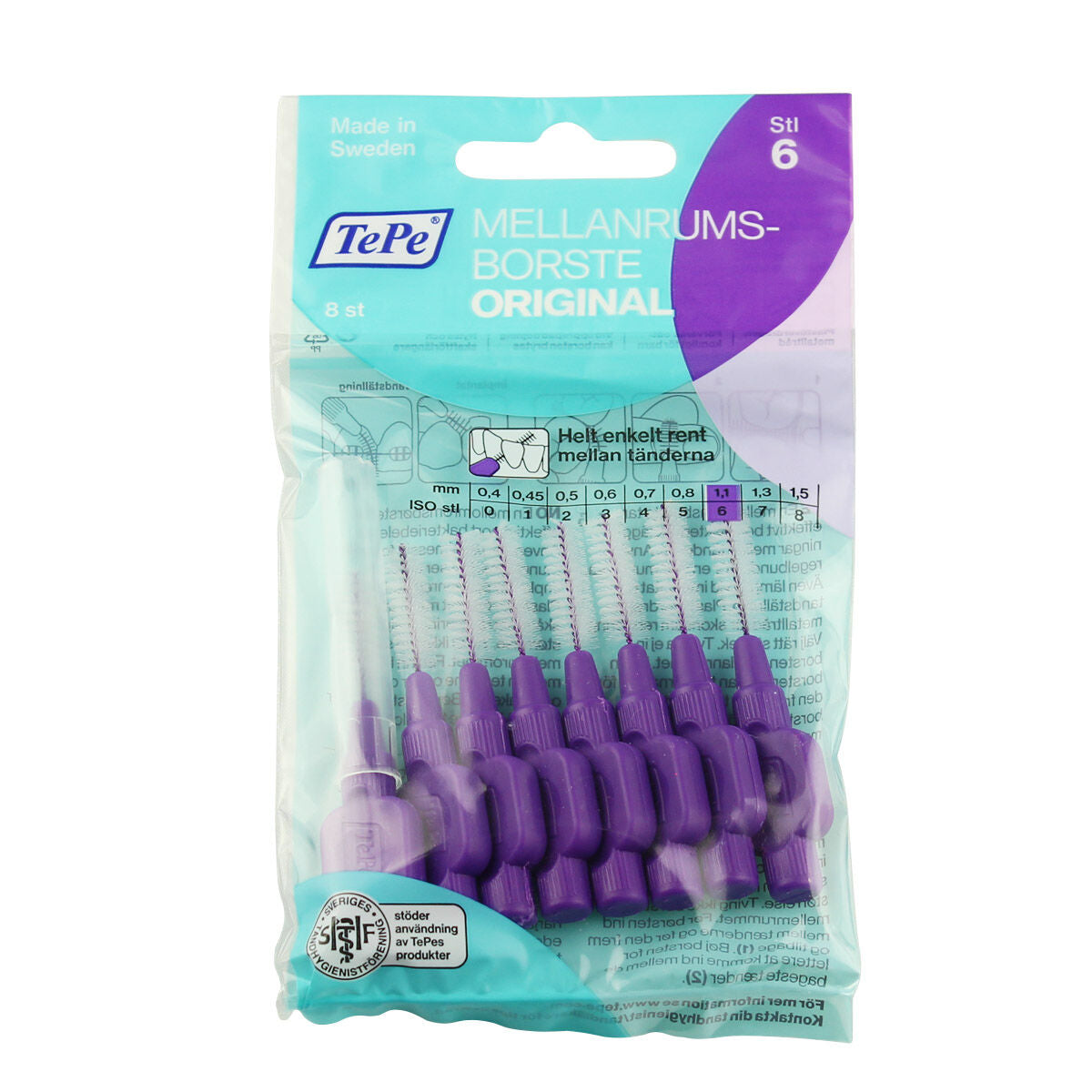 Interdental brushes Tepe Purple (8 Units) -  Health and personal care, Oral care -  Tepe.