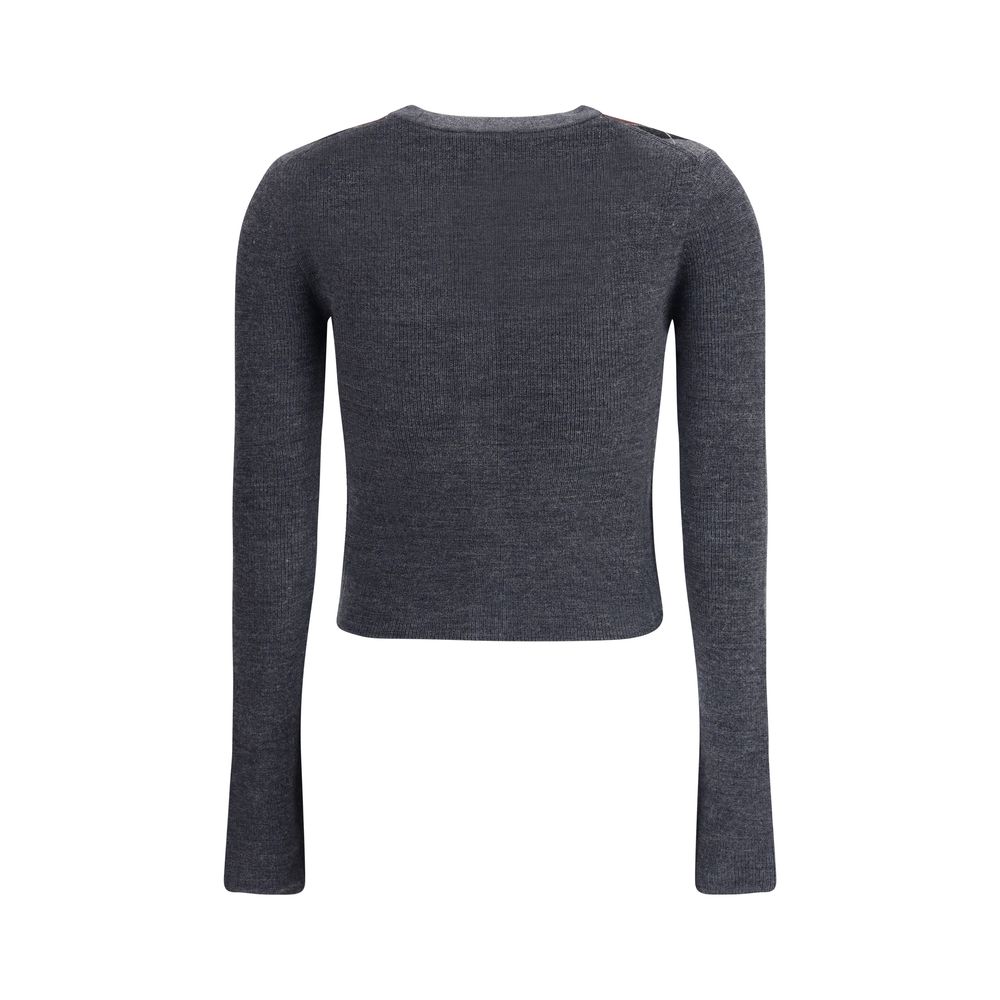 Ganni Check Cardigan -   -  Ganni.