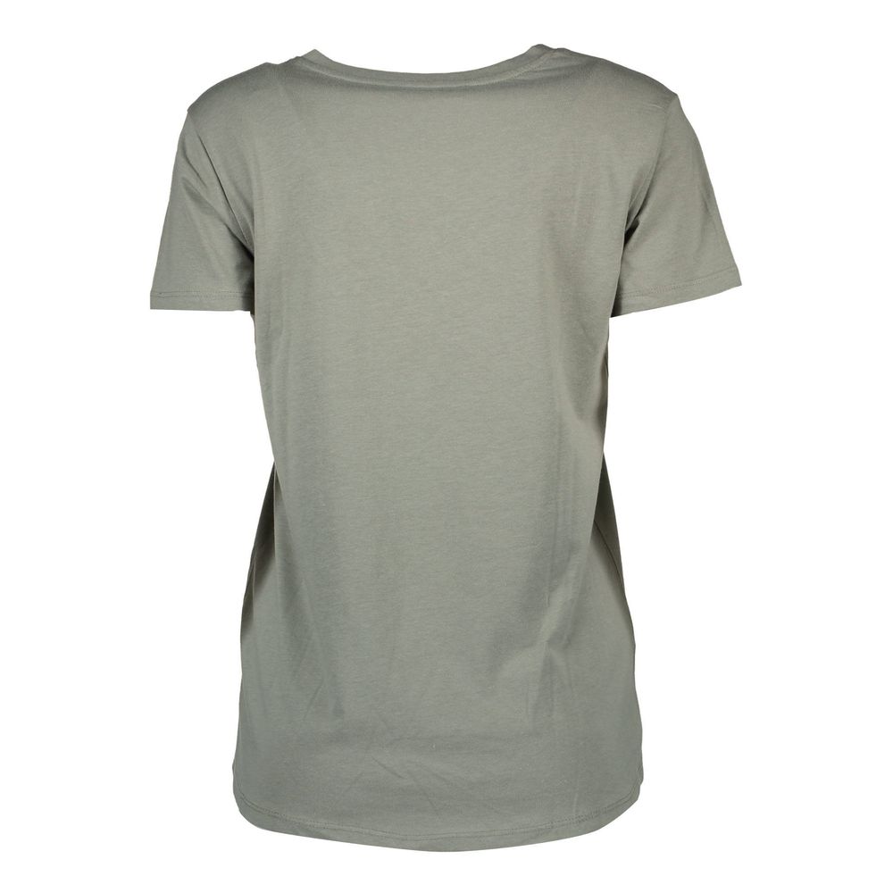 Silvian Heach Green Cotton Unisex T-Shirt -   -  Silvian Heach.