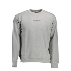 North Sails Gray Cotton Men Sweater -   -  North Sails.