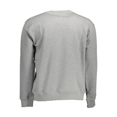 North Sails Gray Cotton Men Sweater -   -  North Sails.