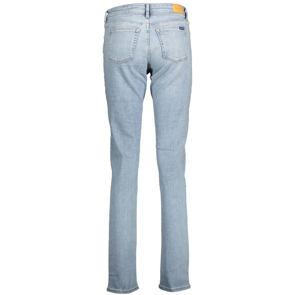 Gant Light Blue Cotton Women Jeans -   -  Gant.