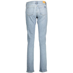 Gant Light Blue Cotton Women Jeans -   -  Gant.