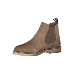U.S. POLO ASSN. Brown Leather Men Boot -   -  U.S. POLO ASSN..