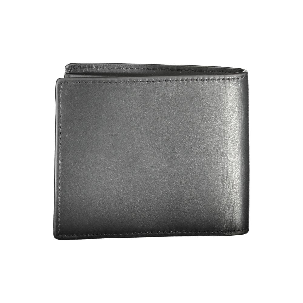 Tommy Hilfiger Black Leather Men Wallet -  Leather Wallet for Men -  Tommy Hilfiger.