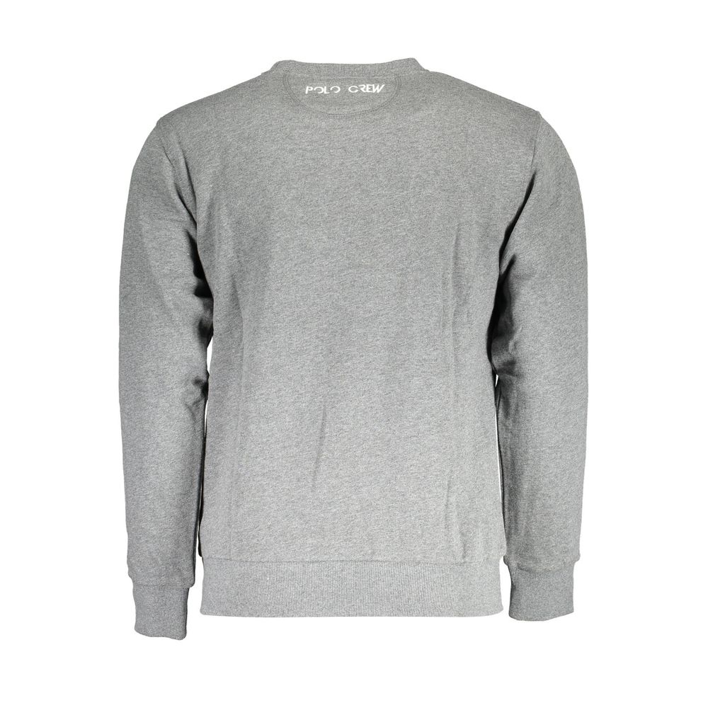 La Martina Gray Cotton Men Sweater -   -  La Martina.
