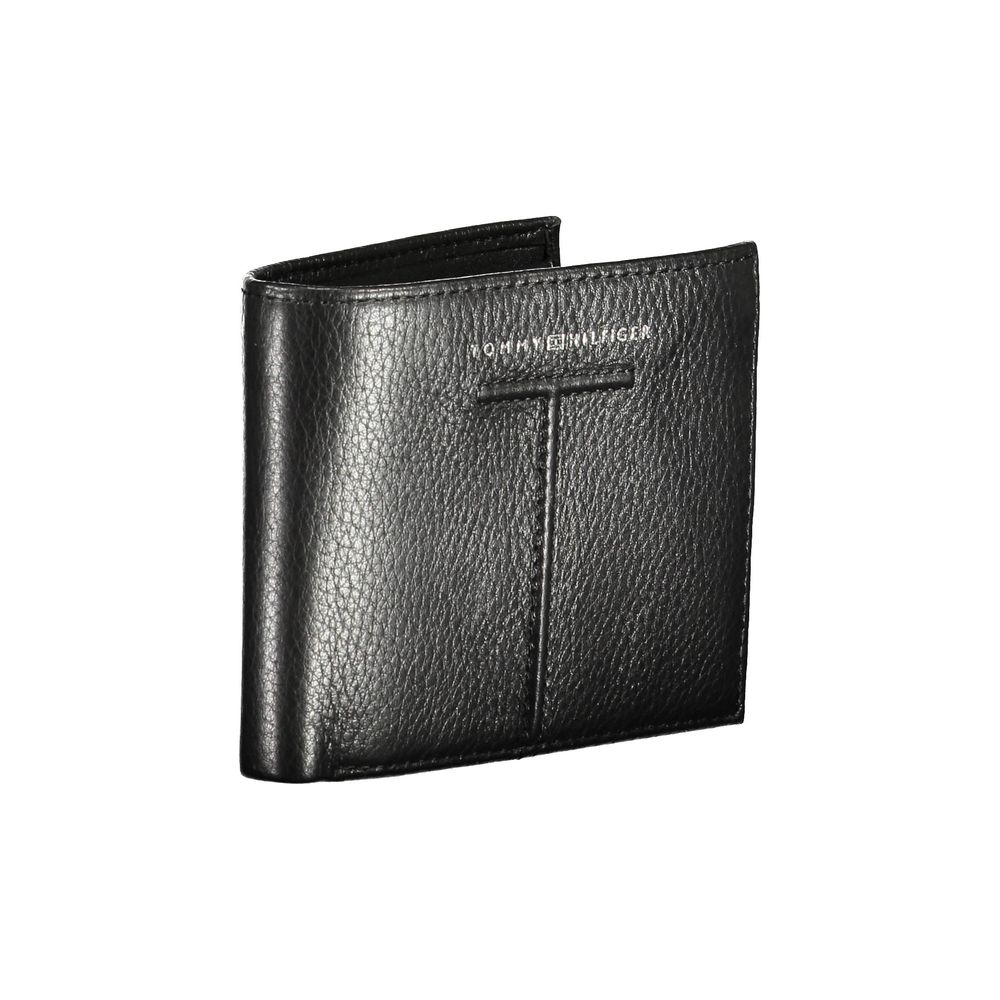 Tommy Hilfiger Black Leather Men Wallet -  Leather Wallet for Men -  Tommy Hilfiger.