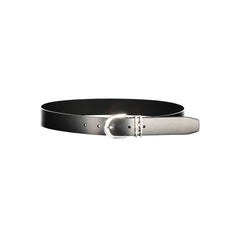 Calvin Klein Black Leather Women Belt -   -  Calvin Klein.