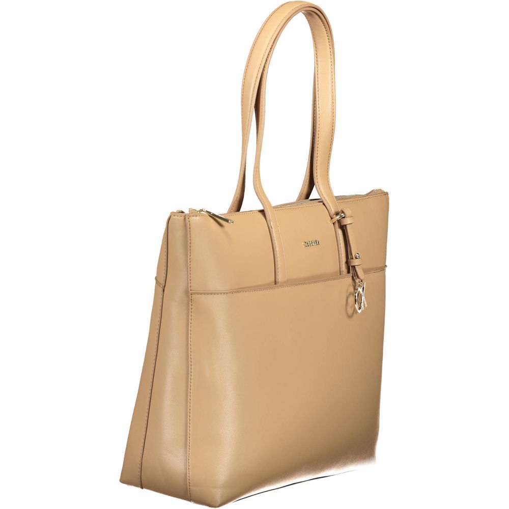 Calvin Klein Beige Polyester Women Handbag -   -  Calvin Klein.