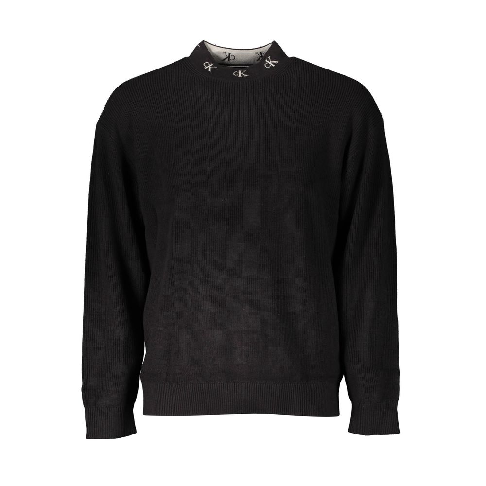 Calvin Klein Black Cotton Men Sweater -   -  Calvin Klein.
