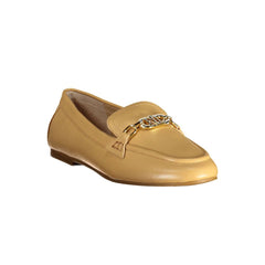 Ralph Lauren Beige Leather Flat Shoe -   -  Ralph Lauren.