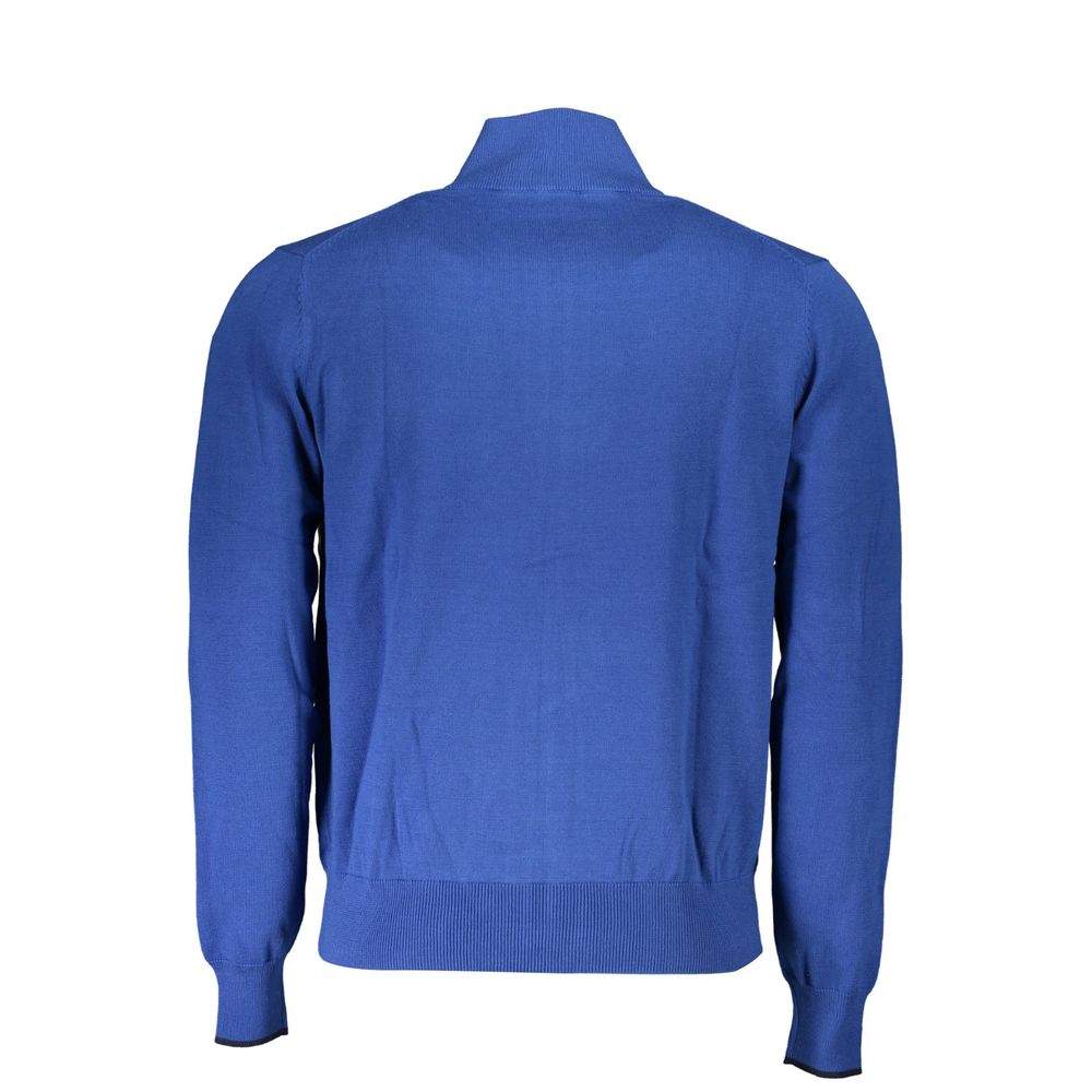 North Sails Blue Organic Cotton Men Sweater -   -  North Sails.