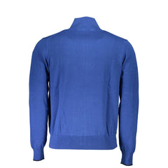 North Sails Blue Organic Cotton Men Sweater -   -  North Sails.