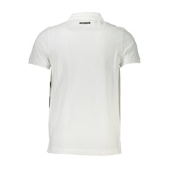 Cavalli Class White Cotton Men Polo -   -  Cavalli Class.