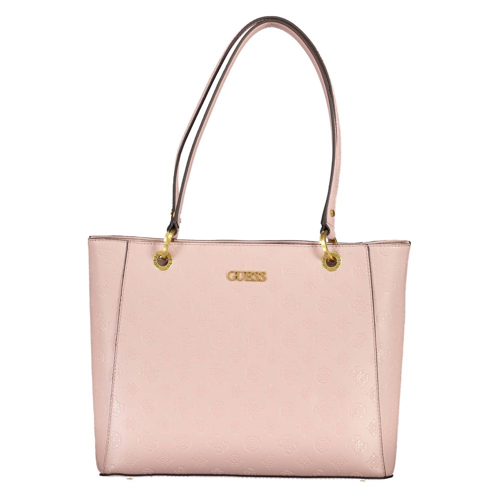Guess Jeans Pink Polyethylene Handbag -   -  Guess Jeans.