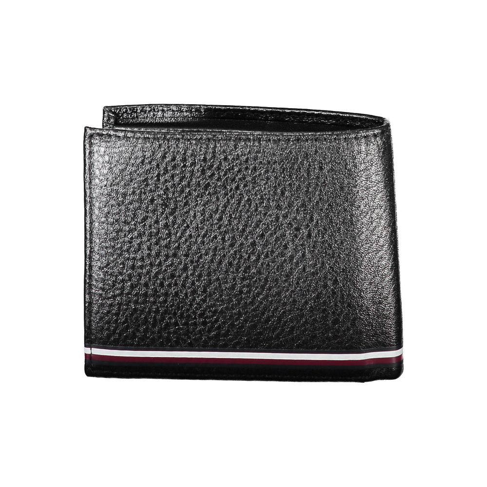 Tommy Hilfiger Black Leather Men Wallet -  Leather Wallet for Men -  Tommy Hilfiger.