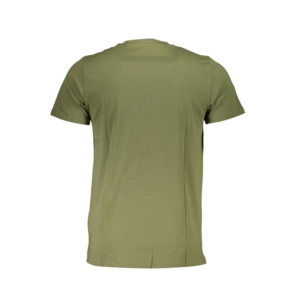 Cavalli Class Green Cotton T-Shirt -   -  Cavalli Class.