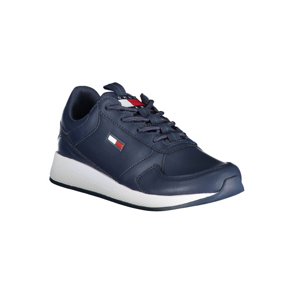 Tommy Hilfiger Blue Polyethylene Men Sneaker -   -  Tommy Hilfiger.