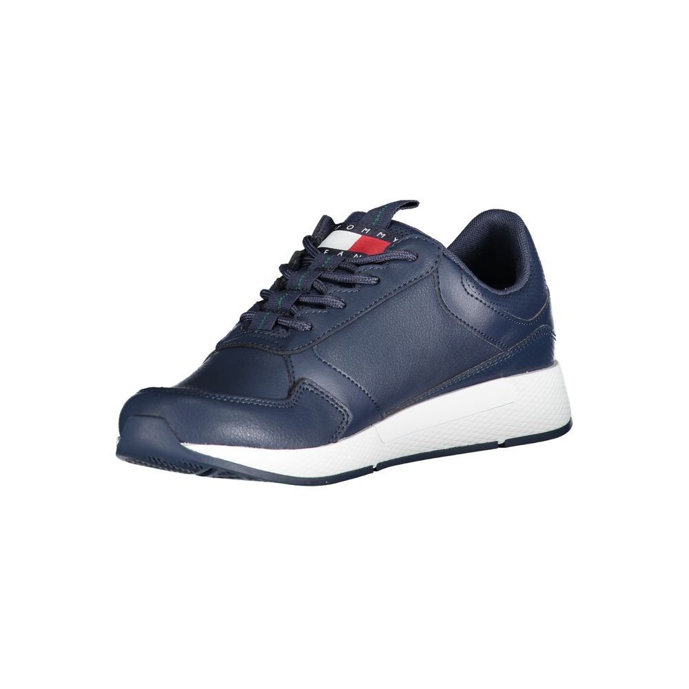 Tommy Hilfiger Blue Polyethylene Men Sneaker -   -  Tommy Hilfiger.