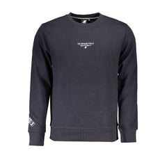 U.S. Grand Polo Elegant Fleece Crew Neck Sweatshirt in Blue -   -  U.S. Grand Polo.