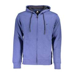 U.S. Grand Polo Chic Blue Hooded Sweatshirt with Embroidered Logo -   -  U.S. Grand Polo.
