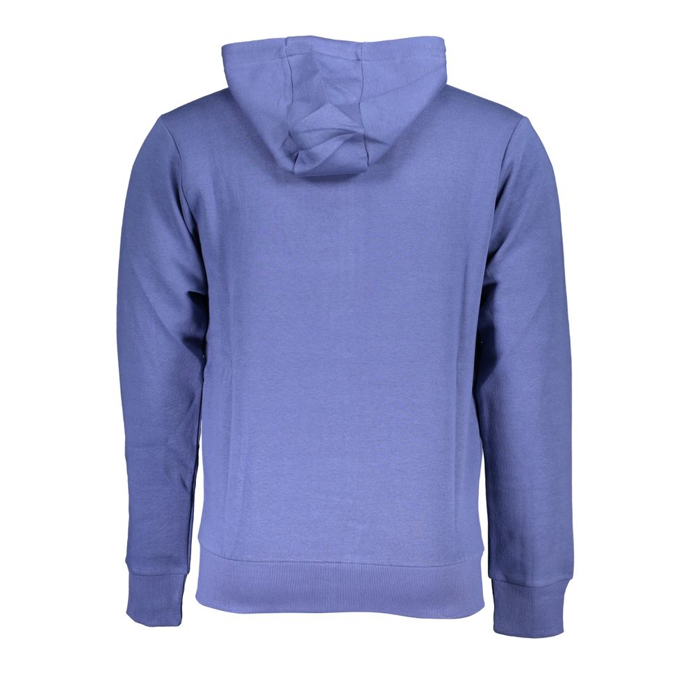 U.S. Grand Polo Chic Blue Hooded Sweatshirt with Embroidered Logo -   -  U.S. Grand Polo.
