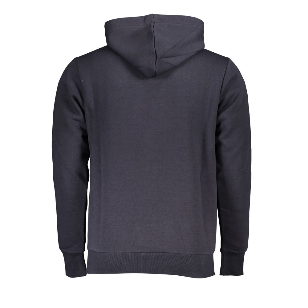 U.S. Grand Polo Blue Hooded Sweatshirt with Embroidery -   -  U.S. Grand Polo.