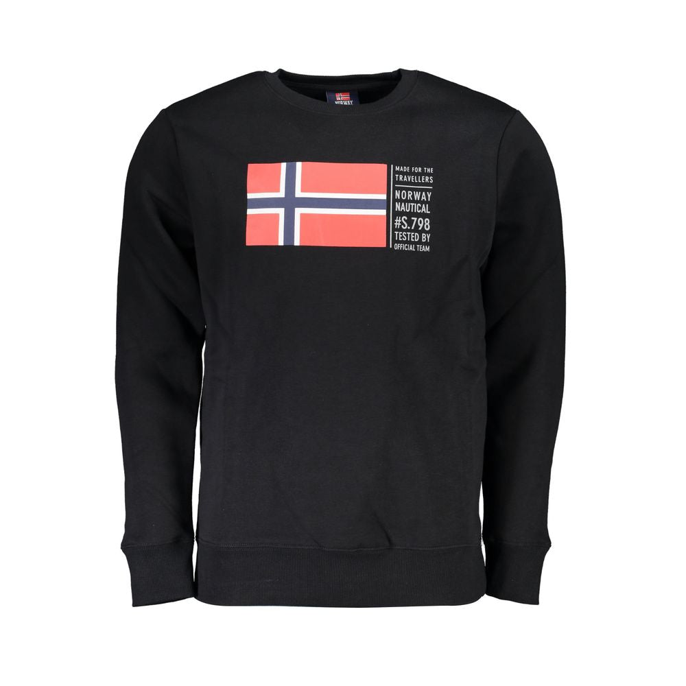 Norway 1963 Black Cotton Sweater -   -  Norway 1963.