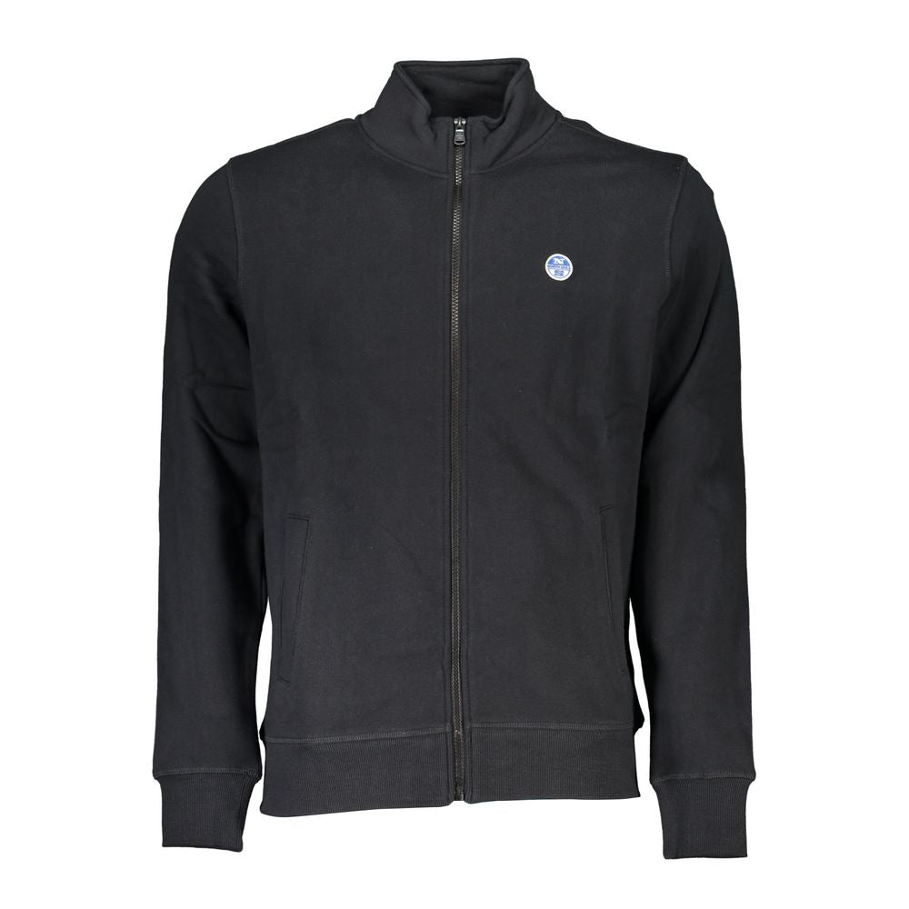 North Sails Black Cotton Men Sweater -   -  North Sails.
