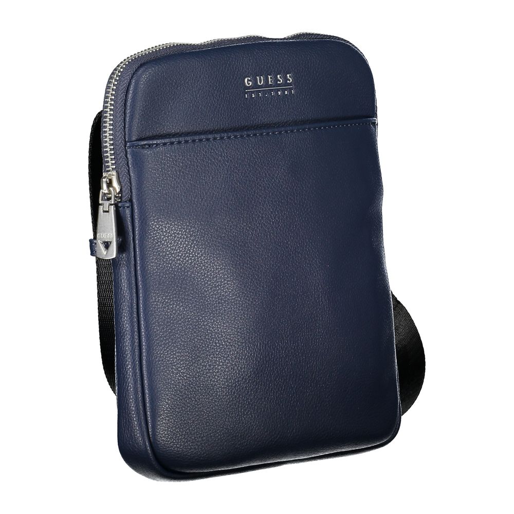 Guess Jeans Sleek Blue Shoulder Bag with Ample Storage -  Shoulder Bag for Men -  Guess Jeans.