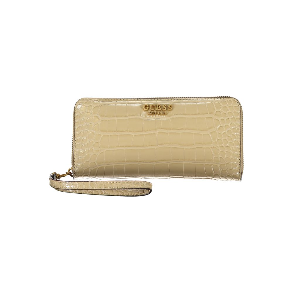 Guess Jeans Chic Beige Multi-Compartment Wallet -   -  Guess Jeans.