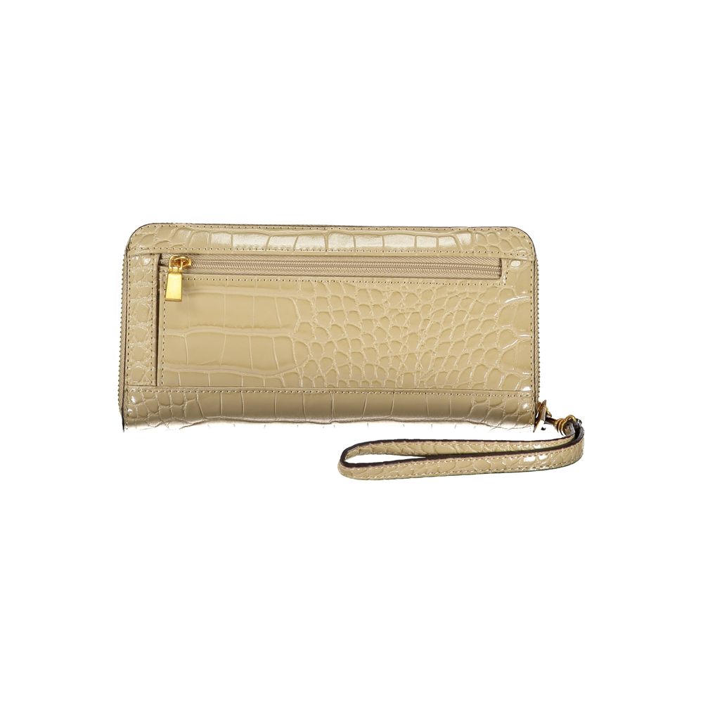 Guess Jeans Chic Beige Multi-Compartment Wallet -   -  Guess Jeans.