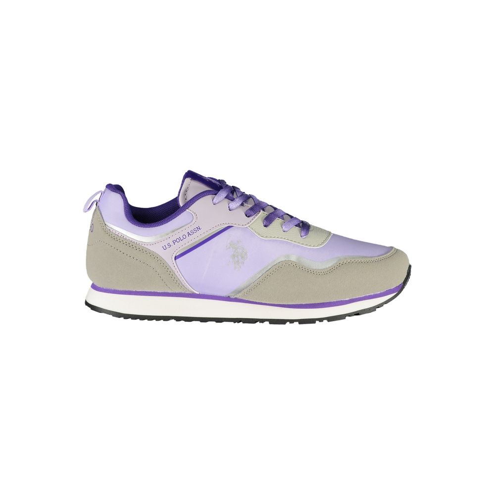 U.S. POLO ASSN. Purple Polyester Sneaker -   -  U.S. POLO ASSN..
