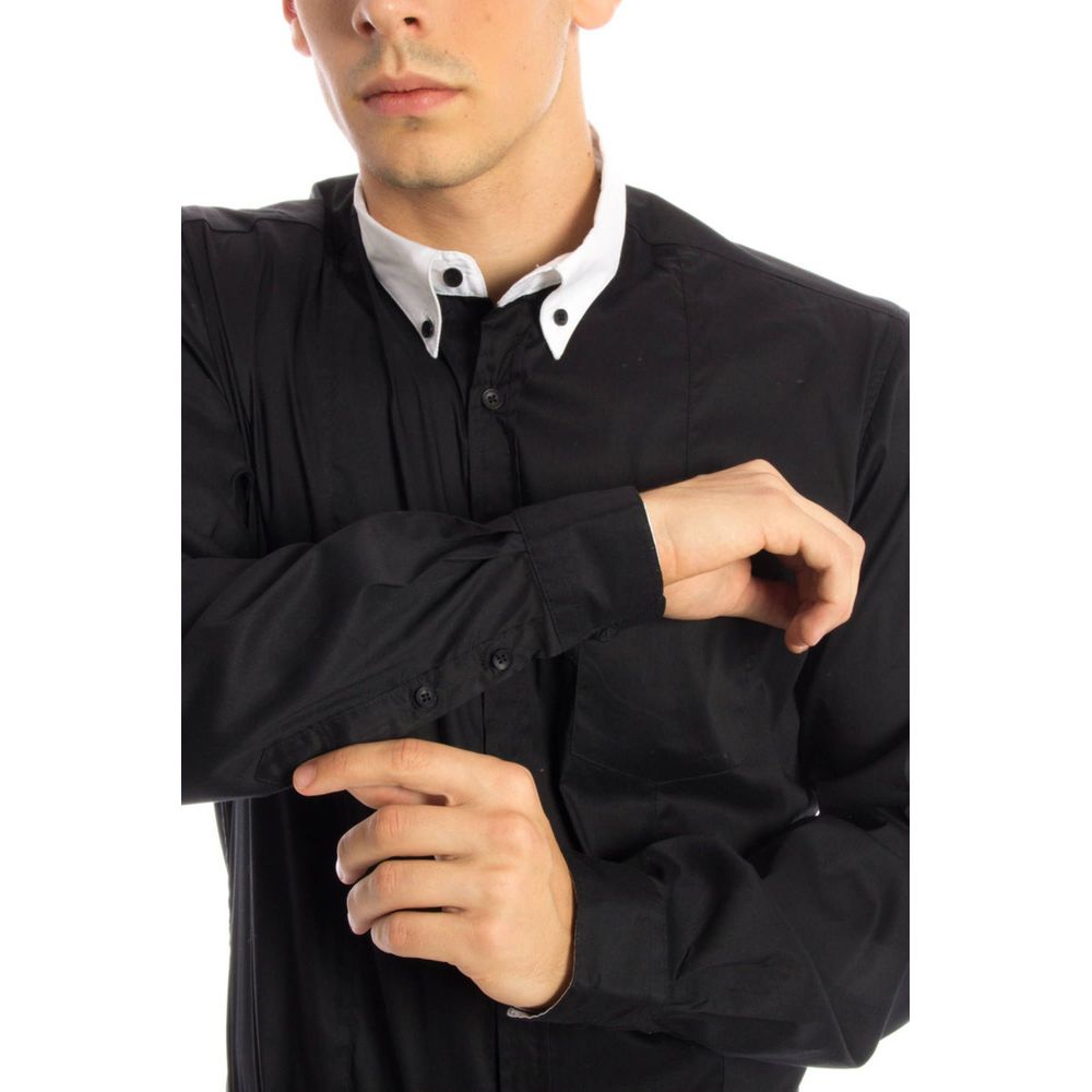 Papete Black Cotton Shirt -   -  Papete.