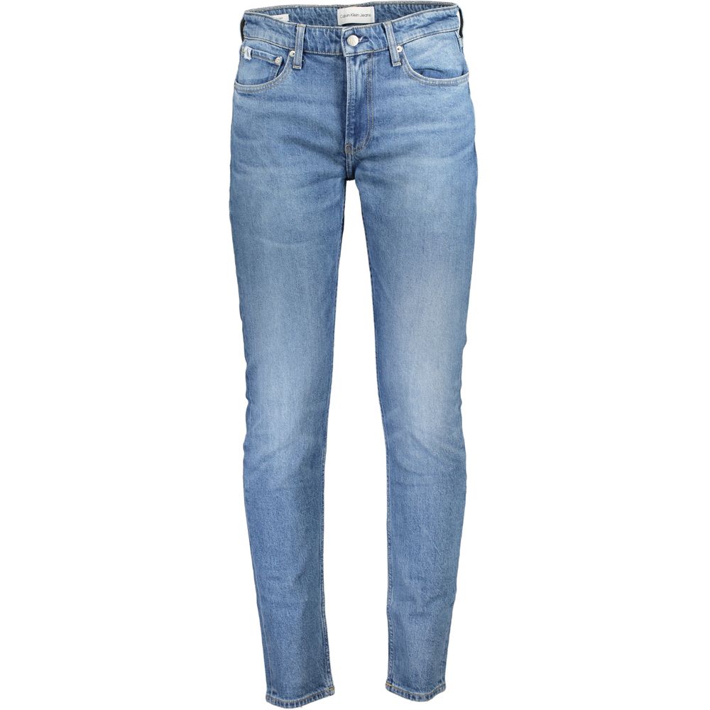 Calvin Klein Light Blue Cotton Men Jeans -   -  Calvin Klein.